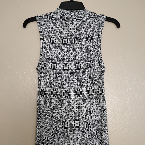 Maeve Dress XS Clearly Mock Neck Midi Hi Low Grunge Goth Anthropologie - Picture 14 of 15